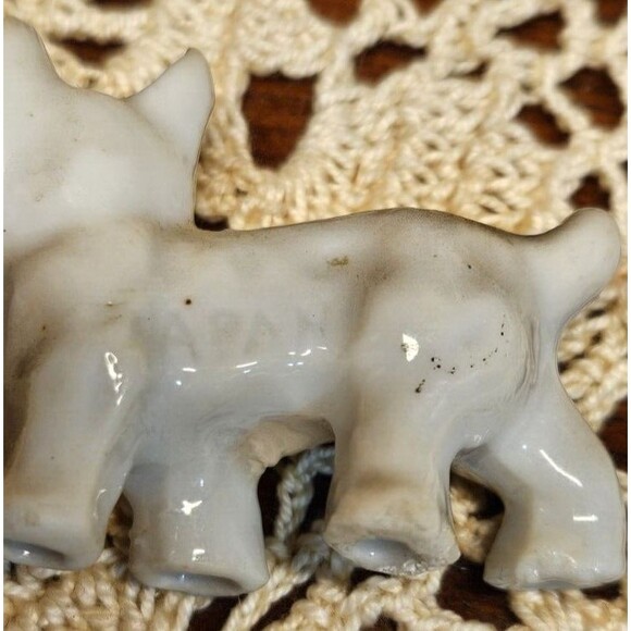 Pair of Vintage Porcelain French Bulldog Dog Figurines 2 Sizes Japan - Picture 7 of 10